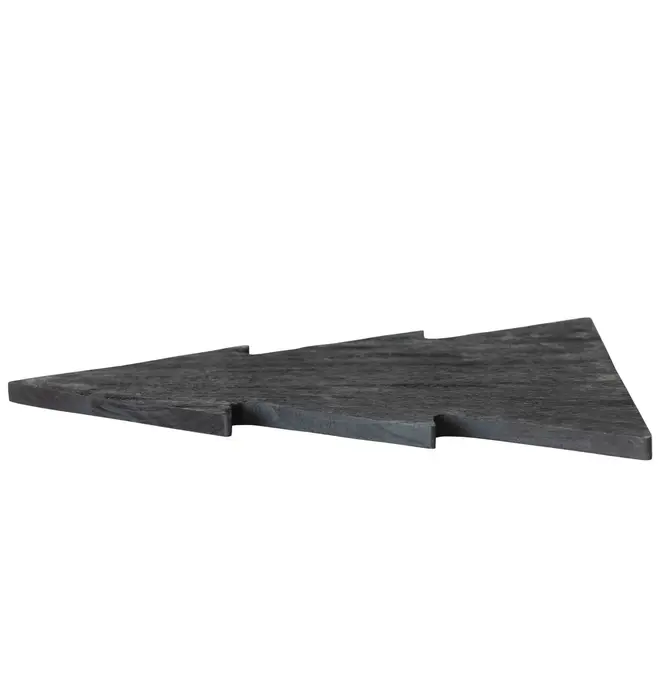 Serving + Cutting Board | Tree Shape | Mango Wood | Black