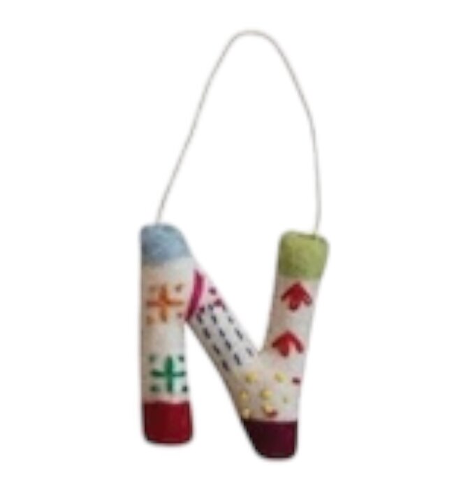 Ornament | Alphabet | Wool Felt