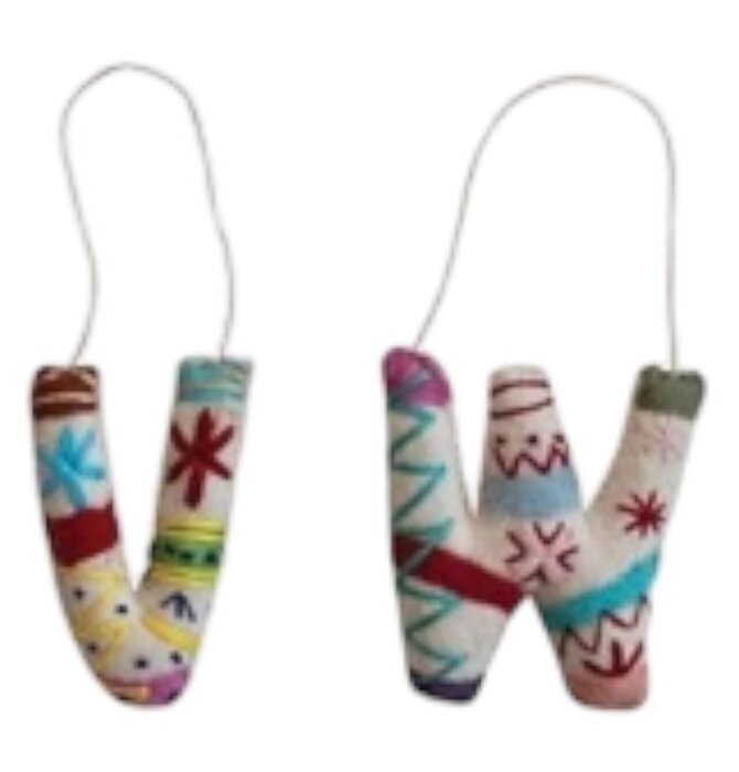 Ornament | Alphabet | Wool Felt