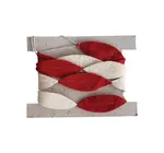 Garland | Wool Felt | Red + Cream Leaves