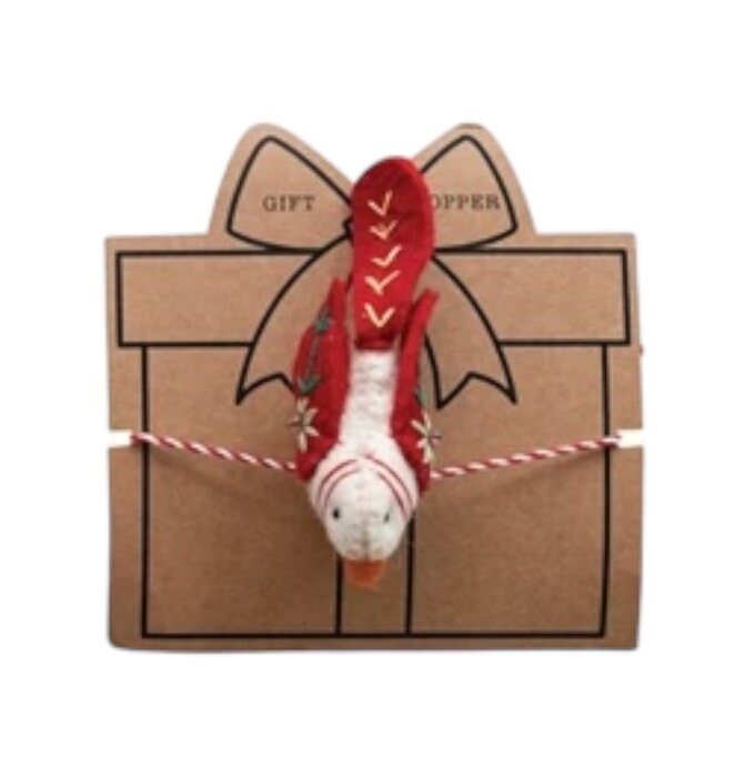 Gift Topper | Wool Felt Bird