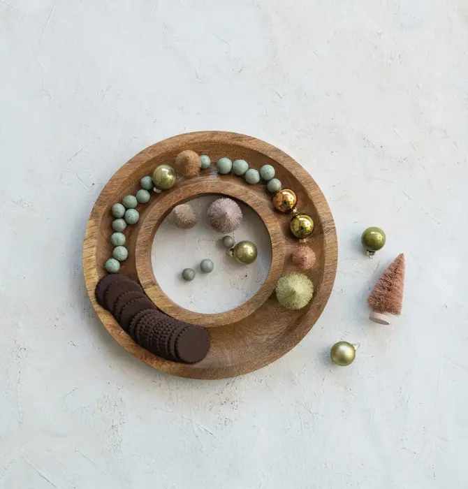 Tray | Serving Ring | Mango Wood | Natural