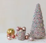 Tree | Glass | Multi-Color Sequins