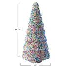 Tree | Glass | Multi-Color Sequins