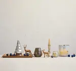 Candle Holder | Tapered Votive | Glass Mosaic | Mirrored