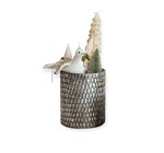 Candle Holder | Votive | Glass Mosaic | Oxidized Pewter