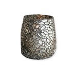 Candle Holder | Votive | Glass Mosaic | Oxidized Pewter