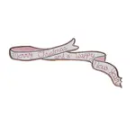 Wall Décor | Wood Ribbon | "Merry Christmas and a Happy New Year"