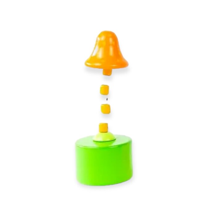 Toy | Push Puppet | Mushroom | Top Color