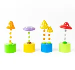 Toy | Push Puppet | Mushroom | Top Color