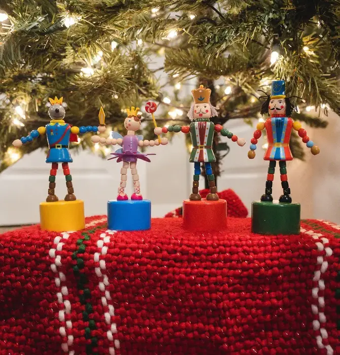 Toy | Push Puppet | Nutcracker Christmas