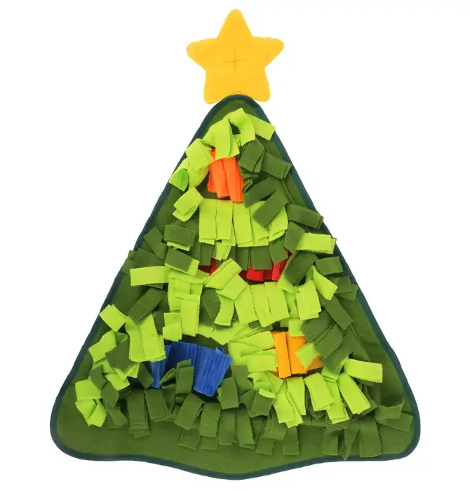 Dog Toy | Snuffle Mat | Christmas Tree