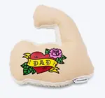 Dog Toy | Natural Canvas | Dad Tattoo