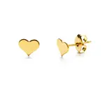 Earrings | Heart Stud | 24KGP