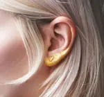 Earrings | Heart Stud | 24KGP