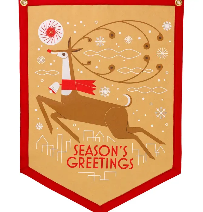 Banner | Camp Flag | Season's Greetings (Rudolph)