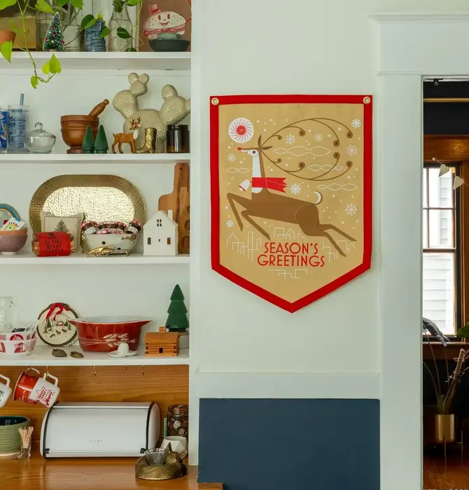 Banner | Camp Flag | Season's Greetings (Rudolph)