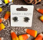 Earrings | Spider Studs | Mini