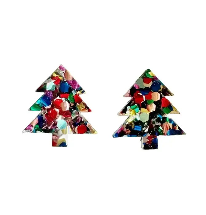 Earrings | Christmas Tree | Medium Stud