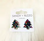 Earrings | Christmas Tree | Medium Stud