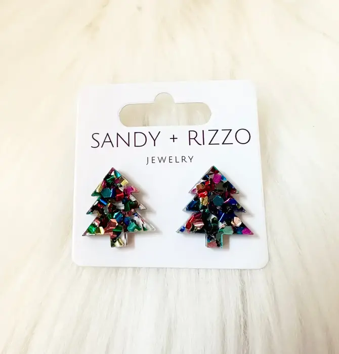 Earrings | Christmas Tree | Medium Stud