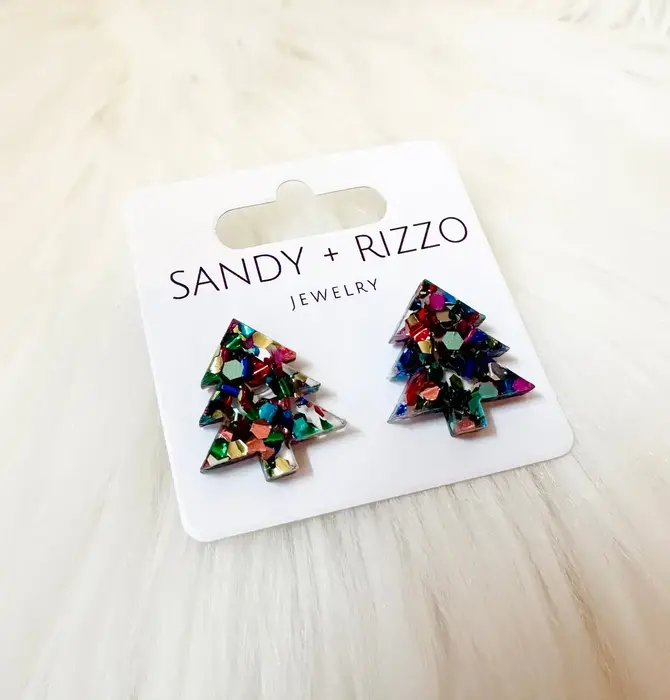 Earrings | Christmas Tree | Medium Stud