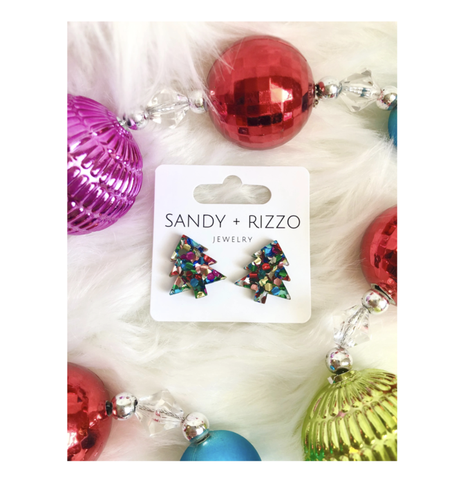 Earrings | Christmas Tree | Medium Stud