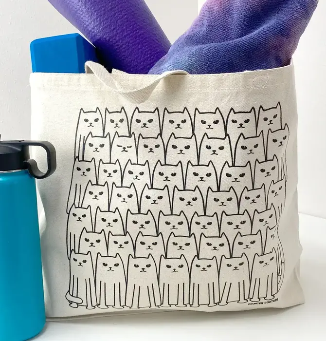 Bag | Canvas Tote | Cats