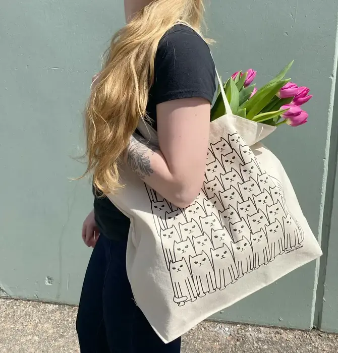 Bag | Canvas Tote | Cats