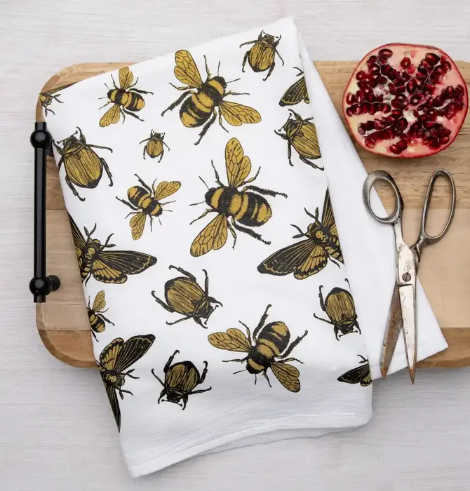 Tea Towel | Flour Sack | Insect