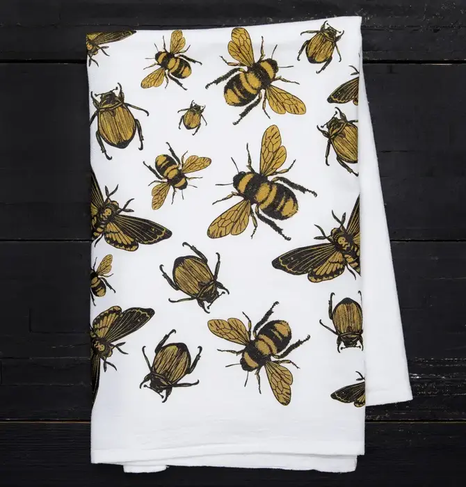 Tea Towel | Flour Sack | Insect