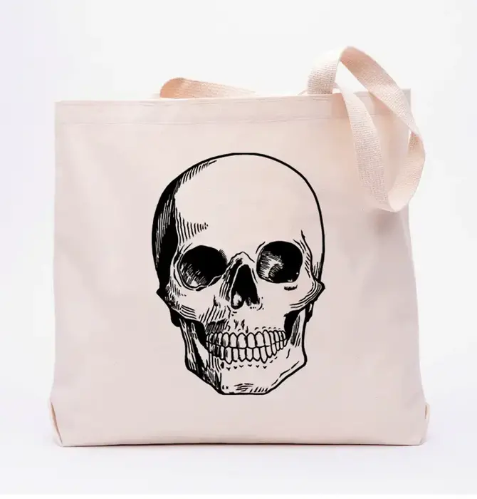 Bag | Canvas Tote | Skull