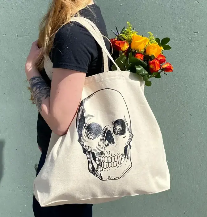 Bag | Canvas Tote | Skull