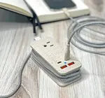 Charger | Power Trip Eco Outlet | USB/USB-C | Natural