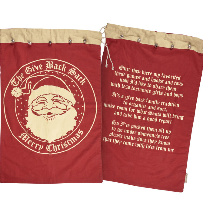 Bag | Canvas | Give Back Santa Sack