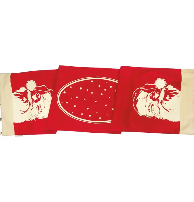 Table Runner | Cotton | Vintage Santa