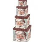 Box | Stacking Santa (4 Sizes)