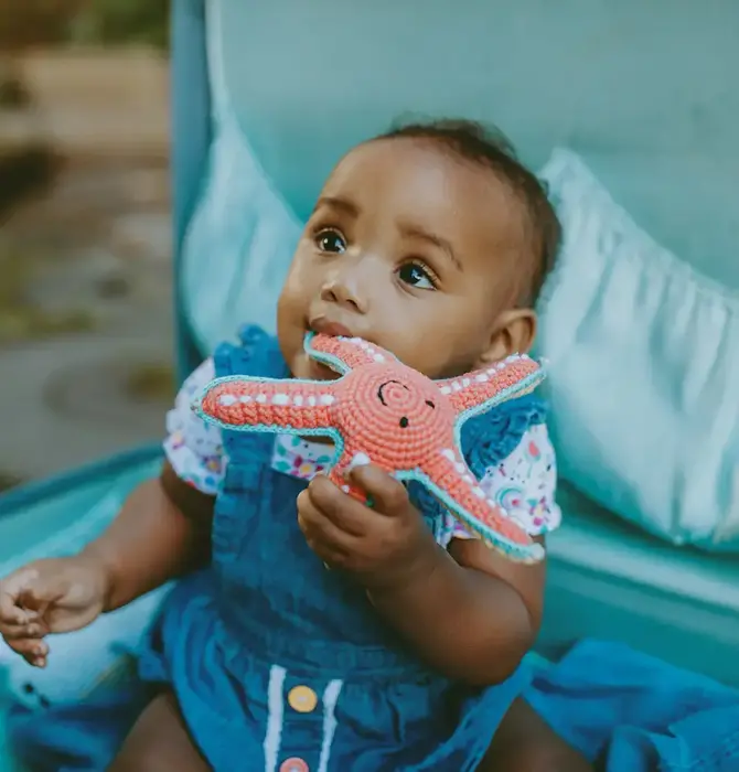 Toy | Crochet Rattle | Starfish