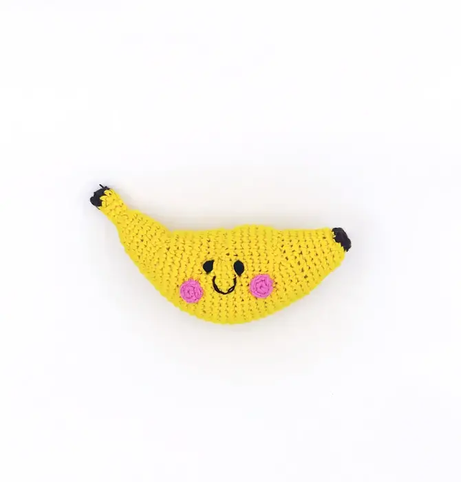 Toy | Crochet Rattle | Banana