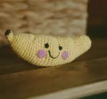 Toy | Crochet Rattle | Banana