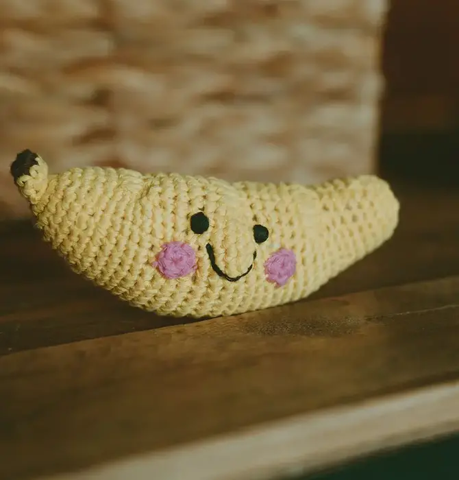 x-Toy | Crochet Rattle | Banana