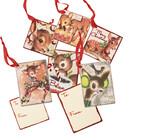 Gift Tag | Single Reusable | Christmas Deer