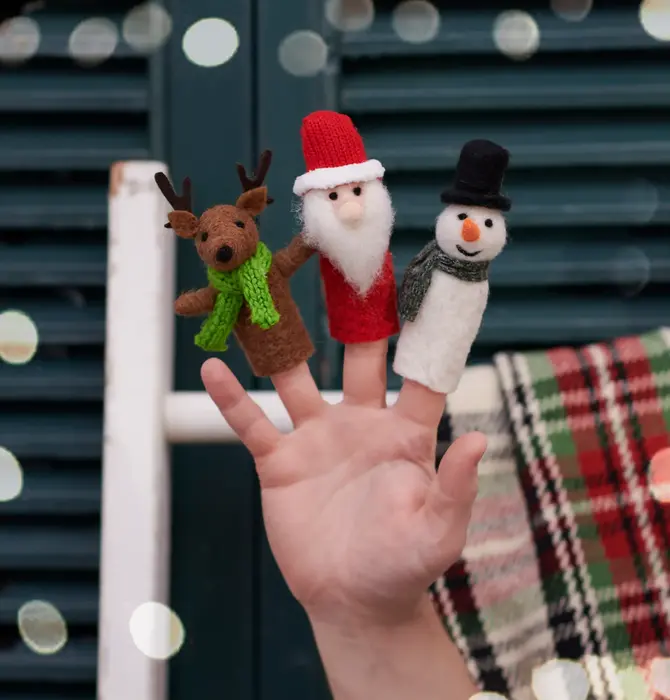 Finger Puppets | Christmas Characters (3 Options)