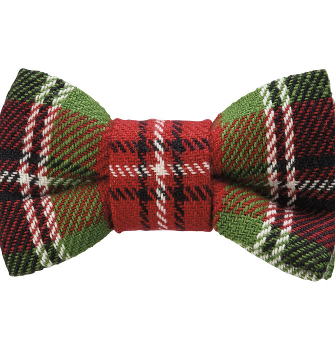 Pet Bow Tie Set of 3 | Plaid Medium