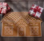 Rug | Faux Coir | Gingerbread House