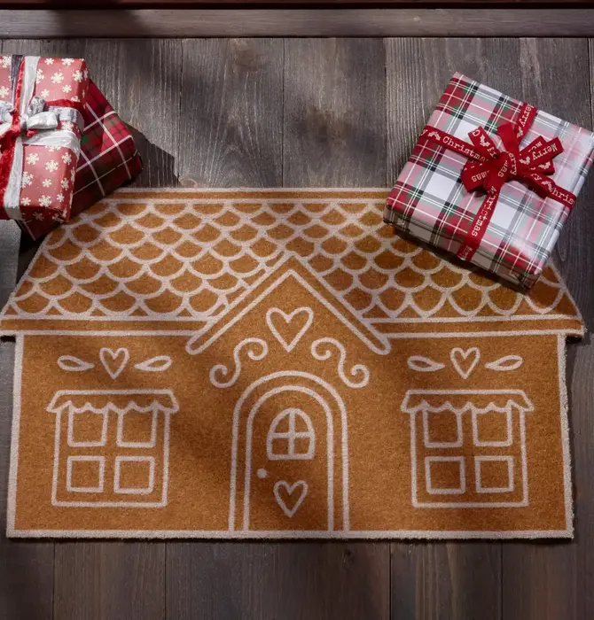 Rug | Faux Coir | Gingerbread House