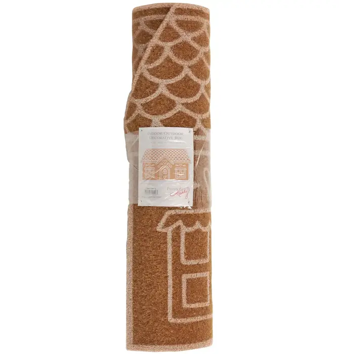 Rug | Faux Coir | Gingerbread House
