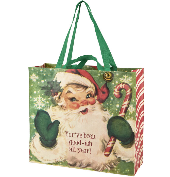 Bag | Shopping Tote | Vintage Santa | "Good-ish"