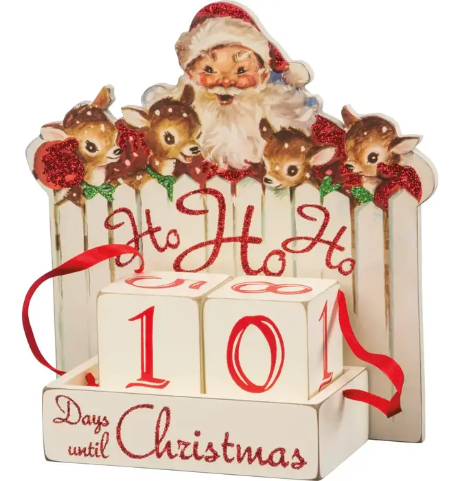 Advent Block Countdown | "Ho-Ho-Ho" Days Until Christmas