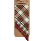 Pet Bandana Set of 3 | Plaid Medium